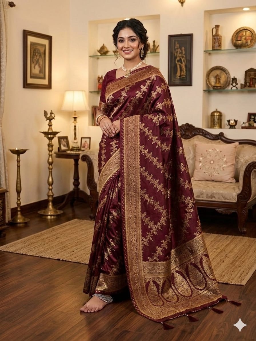 Japani Silk Sharee with Blouse Piece 29776